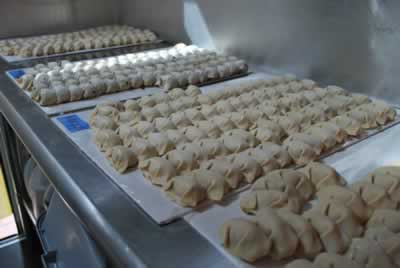 Freshly Rolled and Ready for Steaming